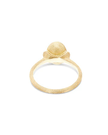 "DANCING ÉLITE" ring with gold ball and diamond accents (medium)