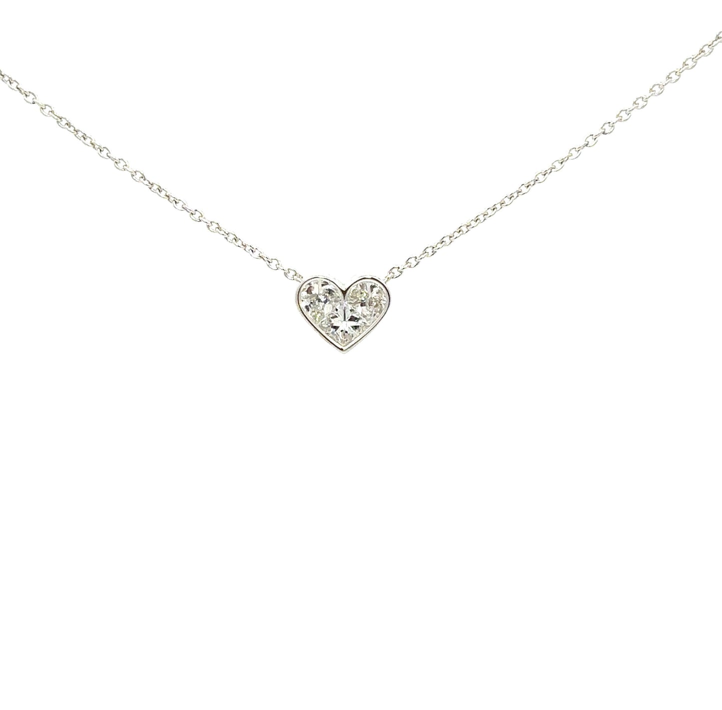 "LIGHT POINT HEART" Necklace