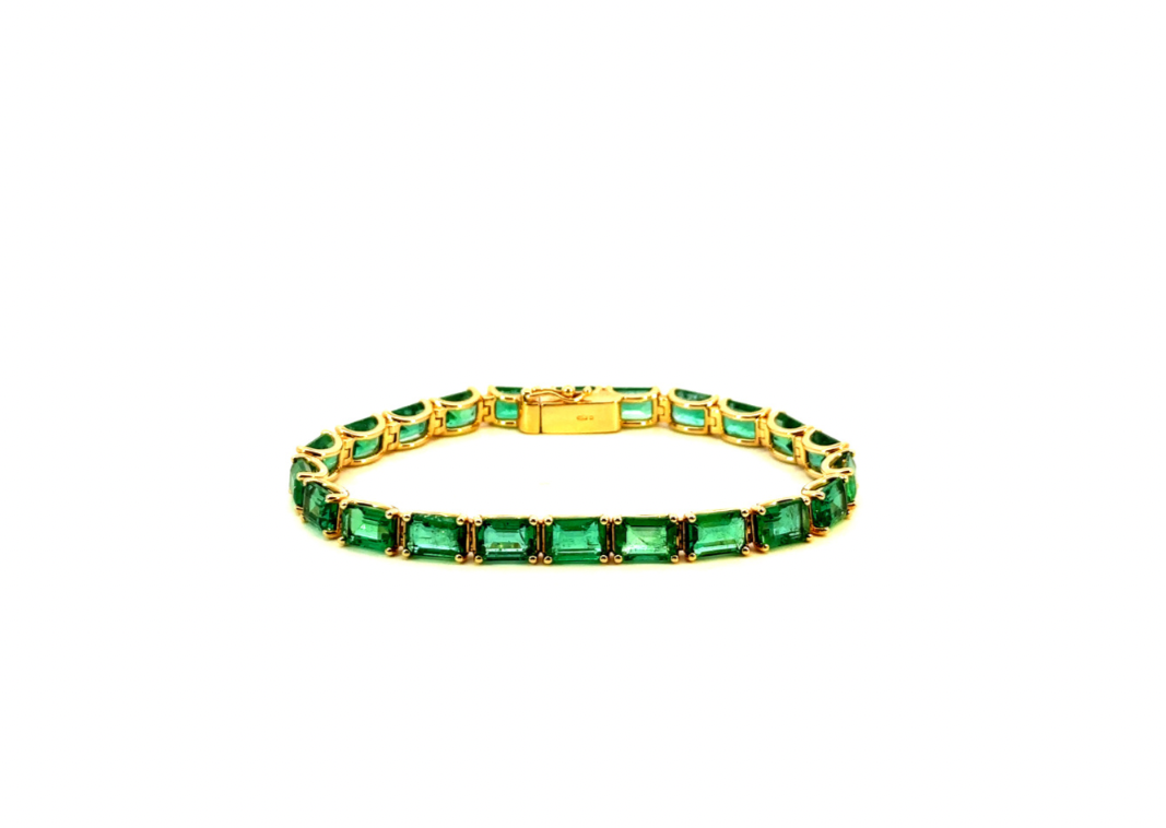 Bracciale "EMERALD BAGUETTES"