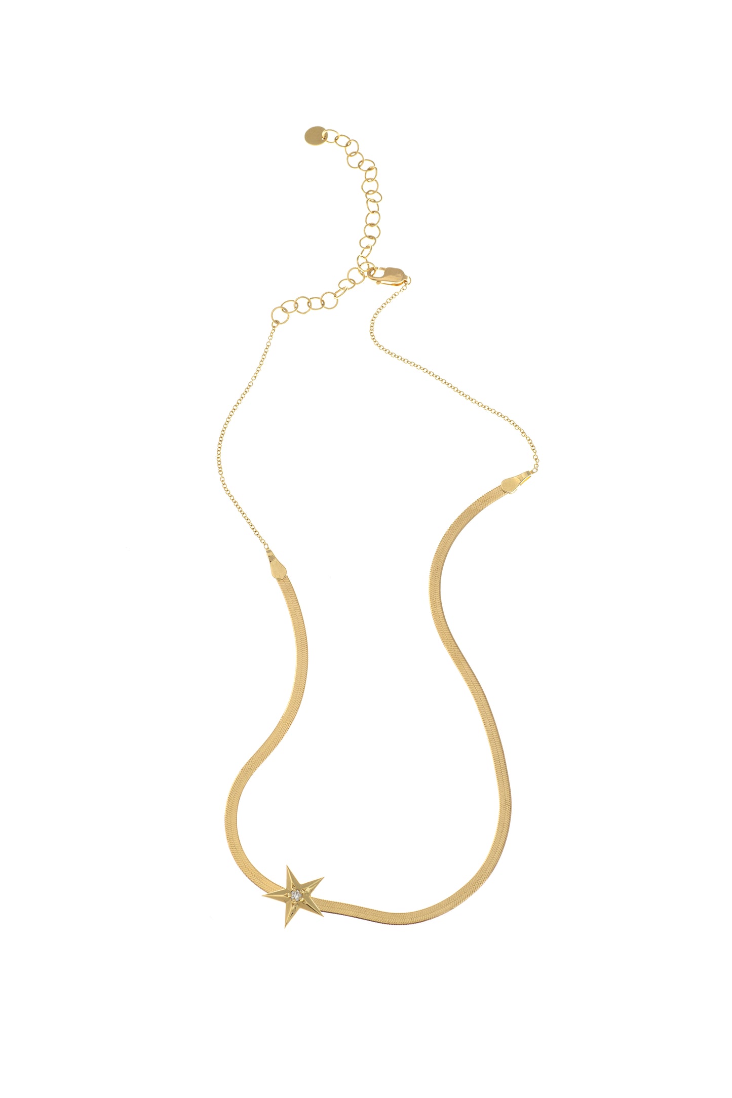 Collana choker "STELLA" in oro giallo