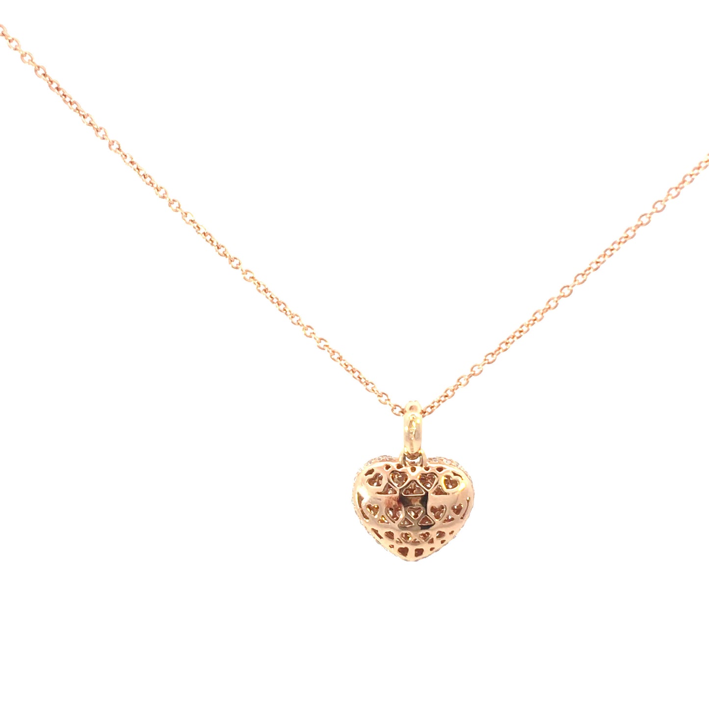 Small necklace "DIAMOND HEART"