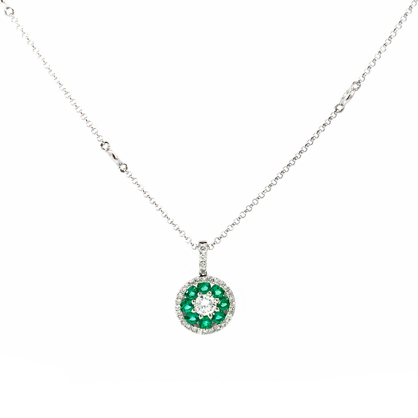 Collana "EMERALD FLOWER"