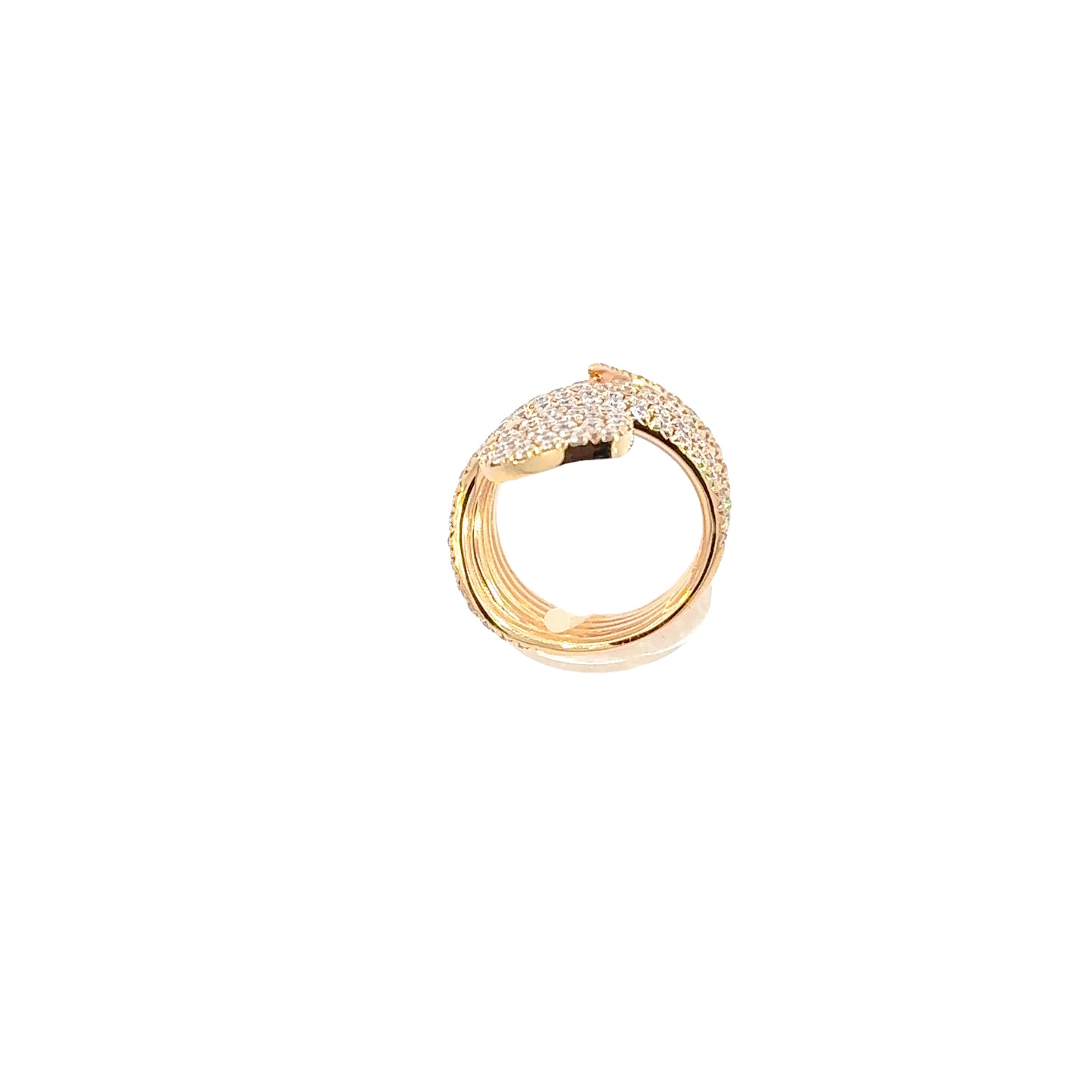 Anello "SNAKE" in oro rosa