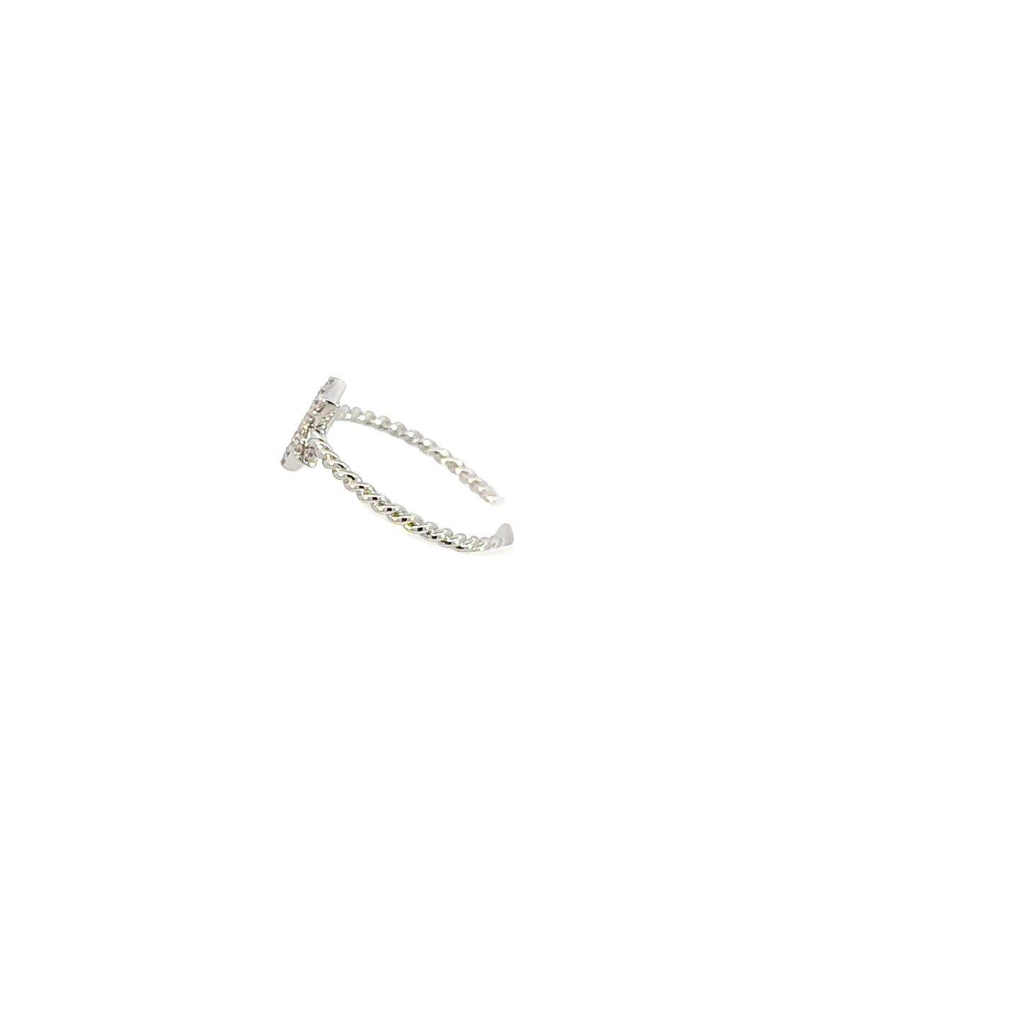 Anello "STAR" in oro bianco