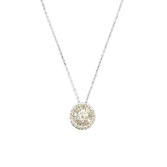 "LIGHT POINT BAGUETTE DIAMONDS" necklace