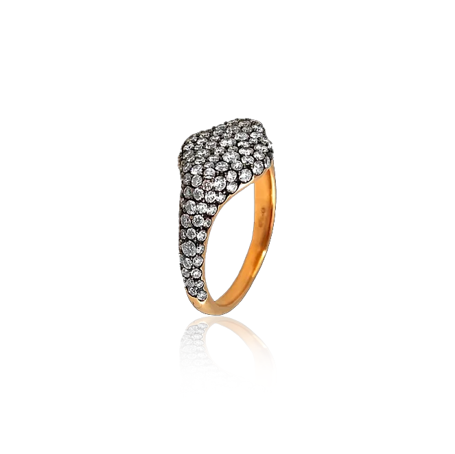 Anello "MINI CHEVALIER WHITE DIAMONDS"