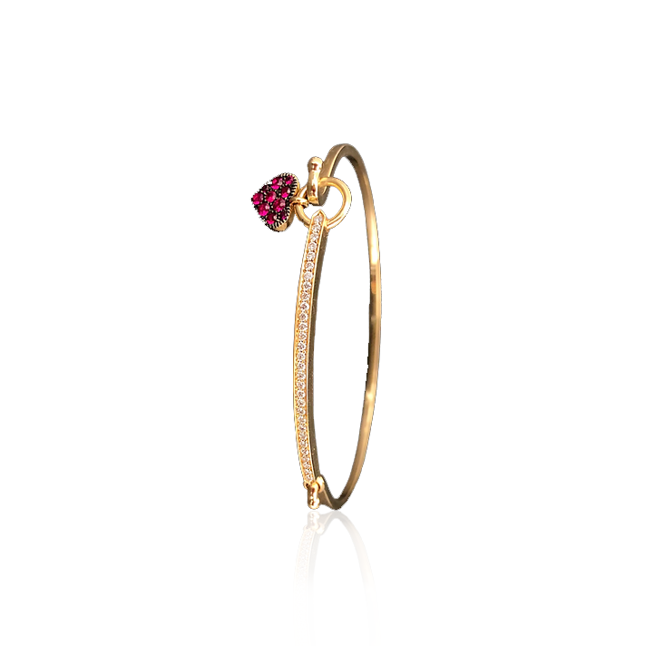 Bracelet with pendant heart