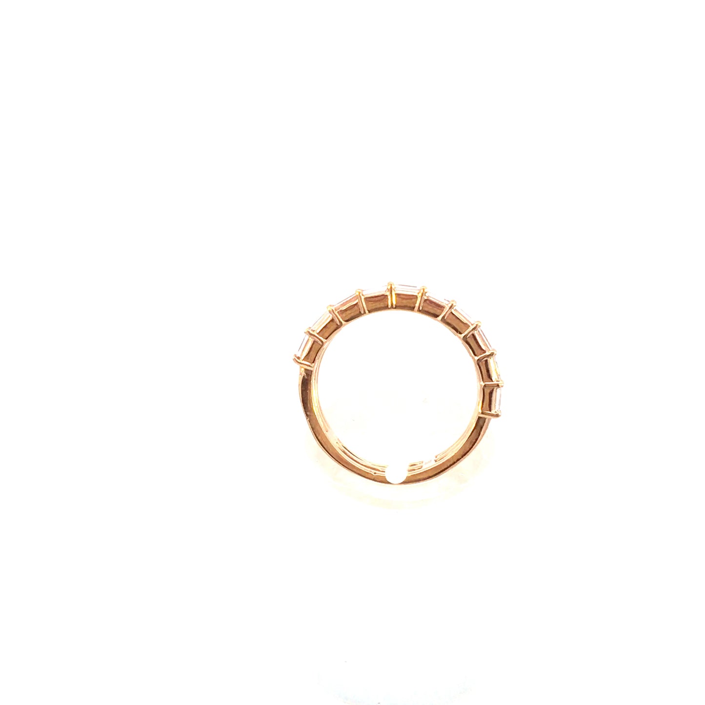 Anello "DIAMOND STRIPES" in oro rosa