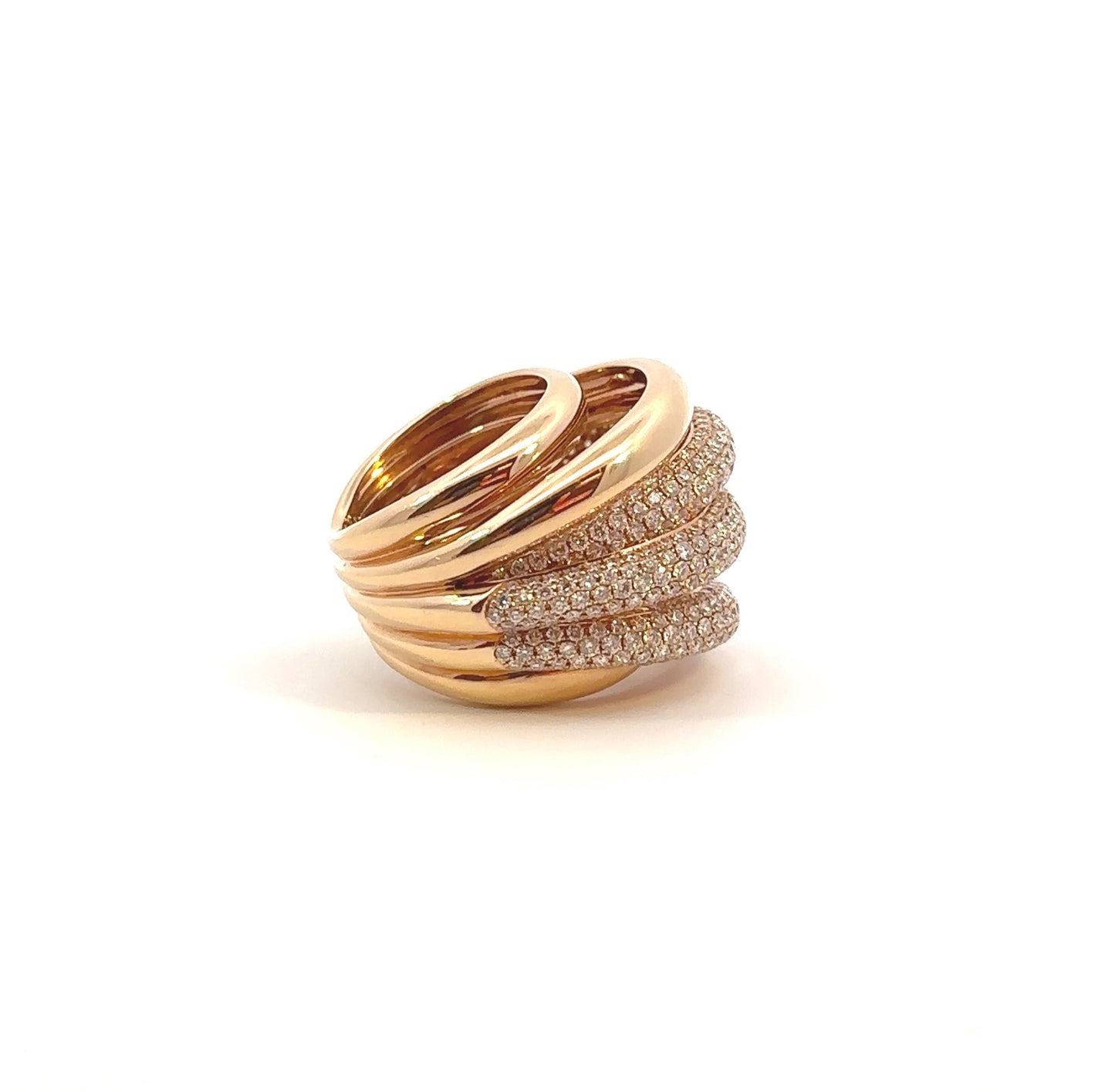 BRAIDED DIAMONDS RING II