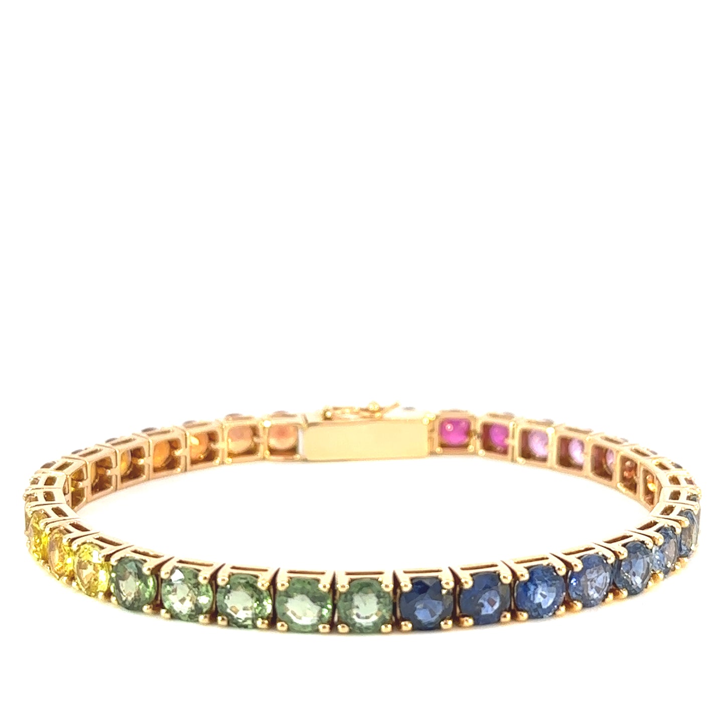 Bracciale tennis "RAINBOW ROUND"
