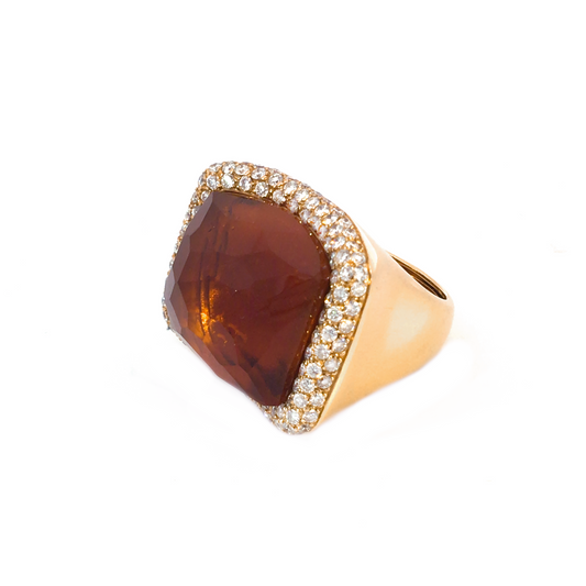 CITRINE QUARTZ RING