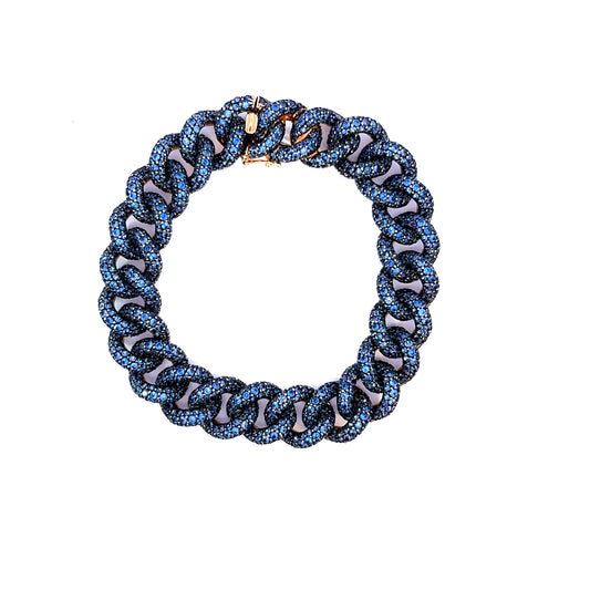 Bracciale "GROUMETTE BLUE"