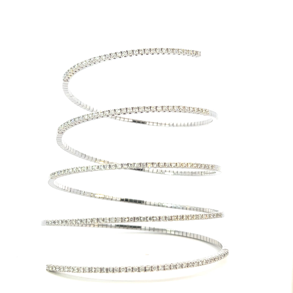 Bracciale "INFINITE SPIRAL DIAMOND" in oro bianco