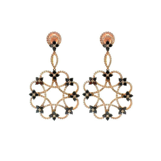 ELEGANT BLACK GEMSTONE EARRINGS