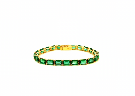 Bracciale "EMERALD BAGUETTES"