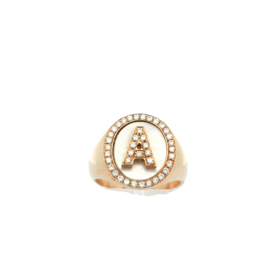 Anello lettera "A"