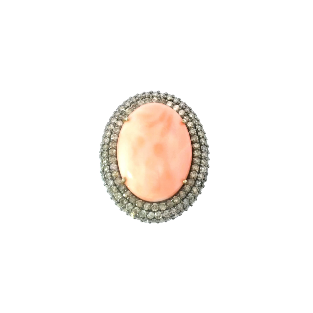 "CORAL OVAL" ring