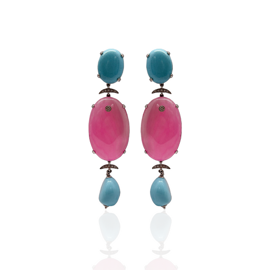 COLOR BLOCK EARRINGS