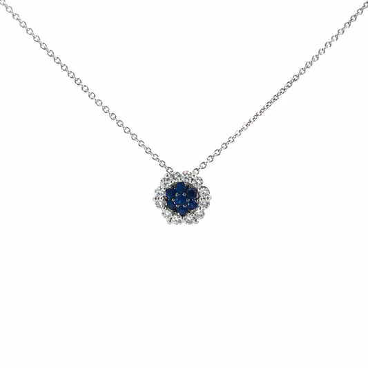 Collana "SAPPHIRE FLOWER"