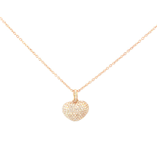 Small necklace "DIAMOND HEART"