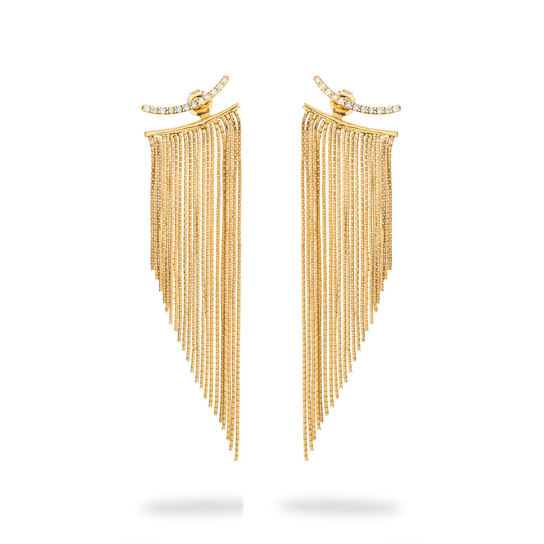Orecchini "VIKY" in oro rosa