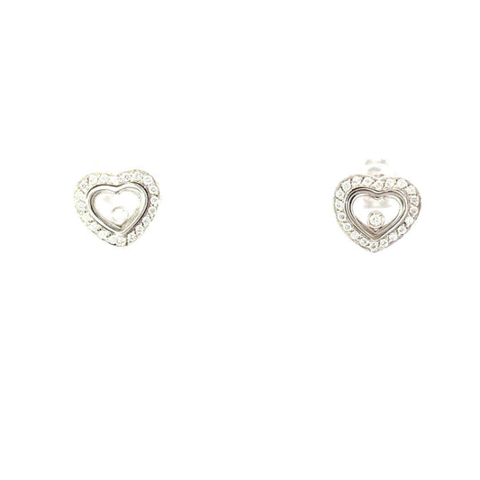 "SPARKLE HEART" earrings
