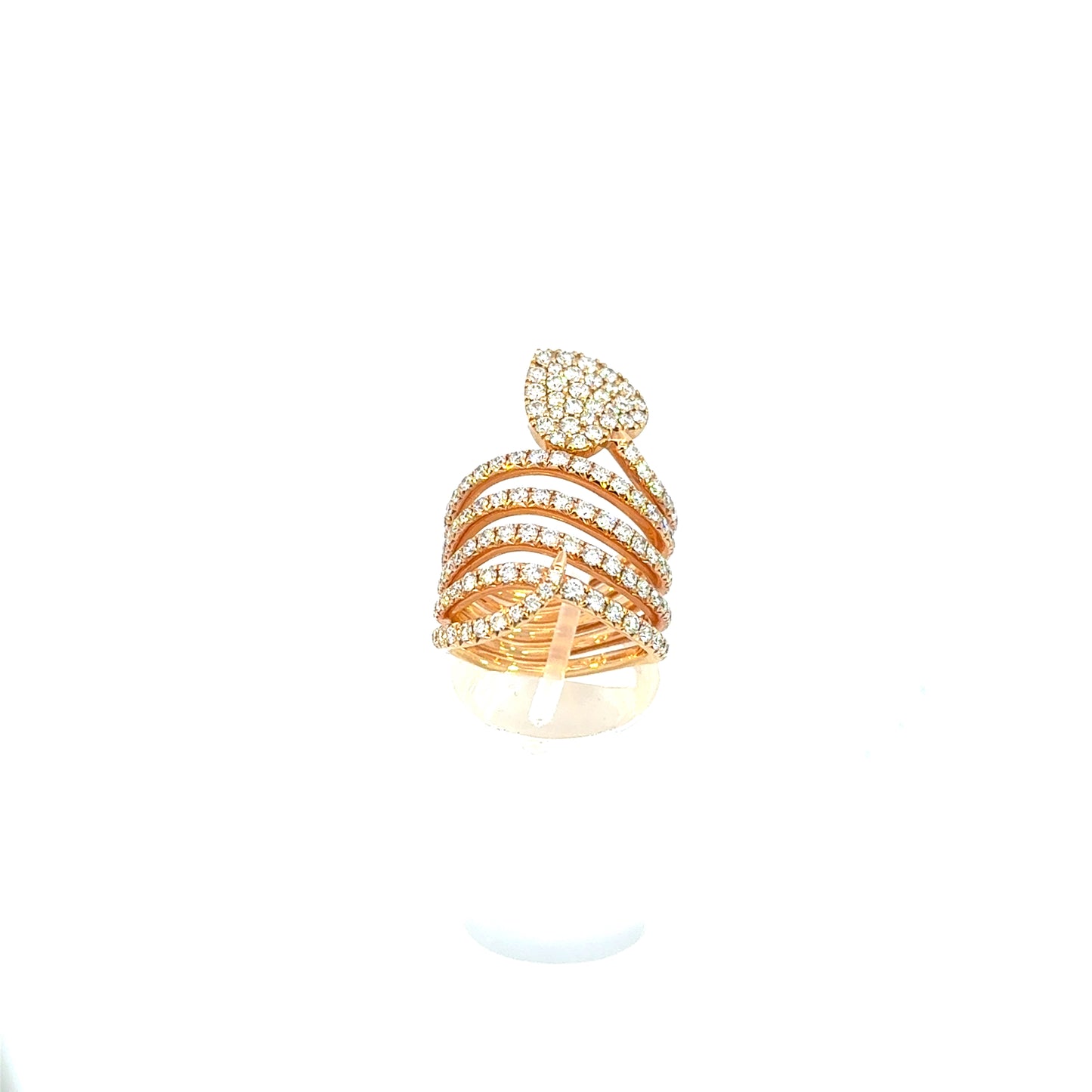 Anello "SNAKE" in oro rosa