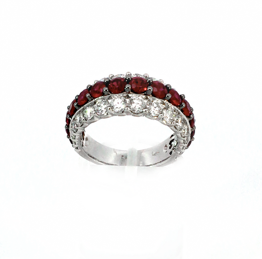 RUBY&amp;DIAMONDS RING