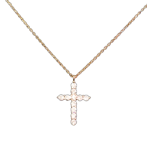 Small necklace "CROSS"