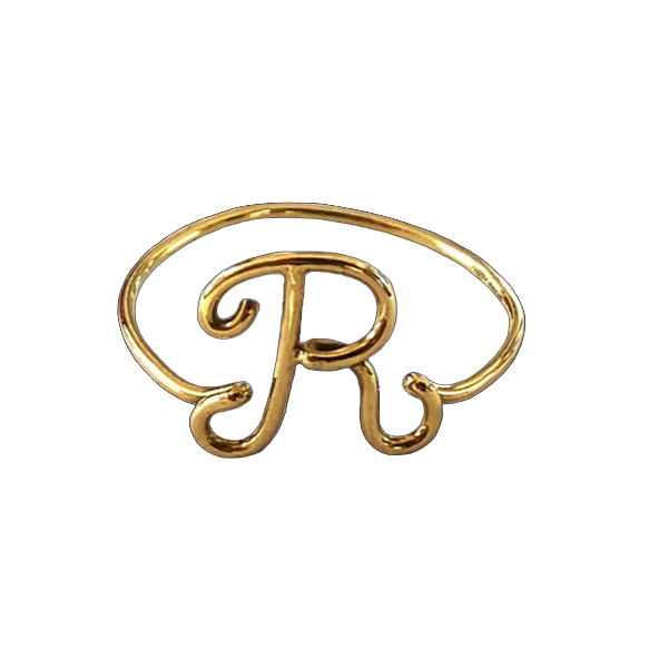 Letter "R" Ring