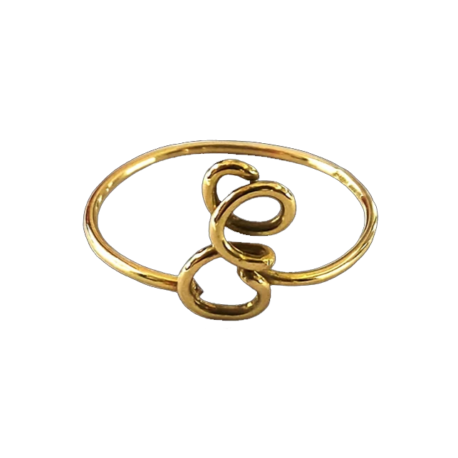 Letter "E" Ring