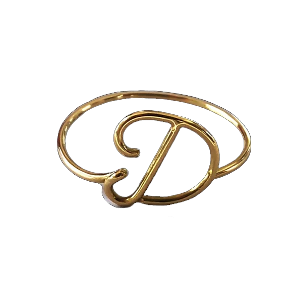 Letter "D" Ring