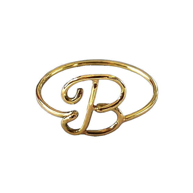 Letter "B" Ring