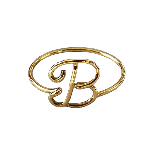 Anello lettera "B"