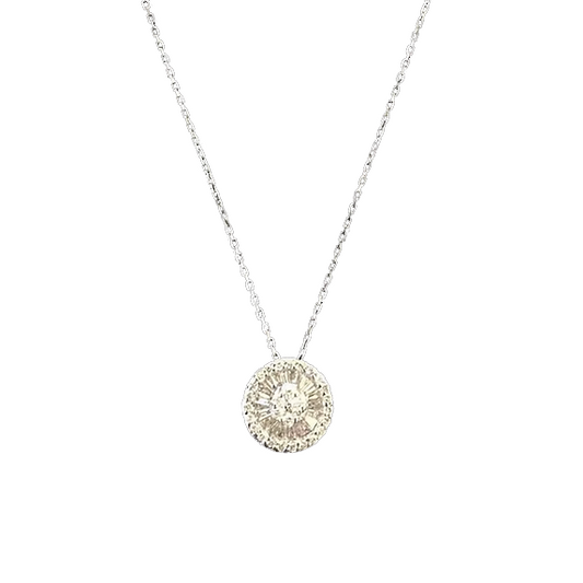 "LIGHT POINT BAGUETTE DIAMONDS" necklace