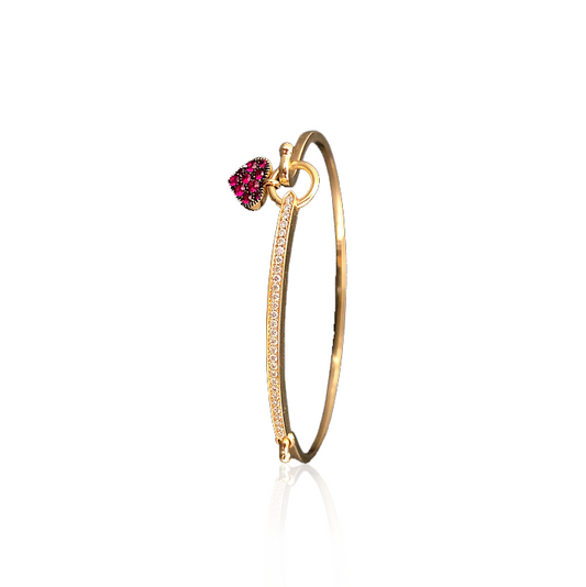 Bracciale con cuore pendente