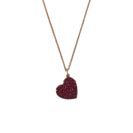 Collana "RUBY HEART"