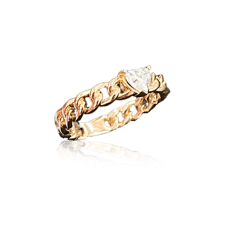 "HEART DIAMOND" ring