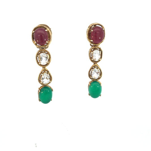 "TRIAD OF RADIANCE" Earrings