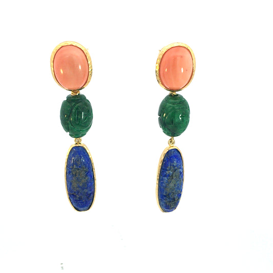"TRILUNA" earrings