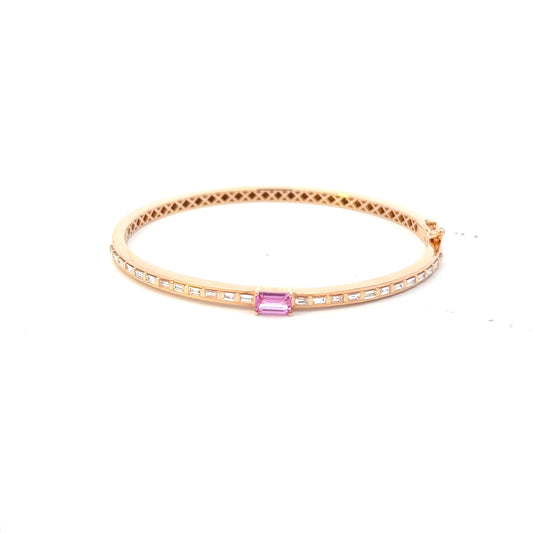 Bracciale "LINEAR LUXE" in oro rosa