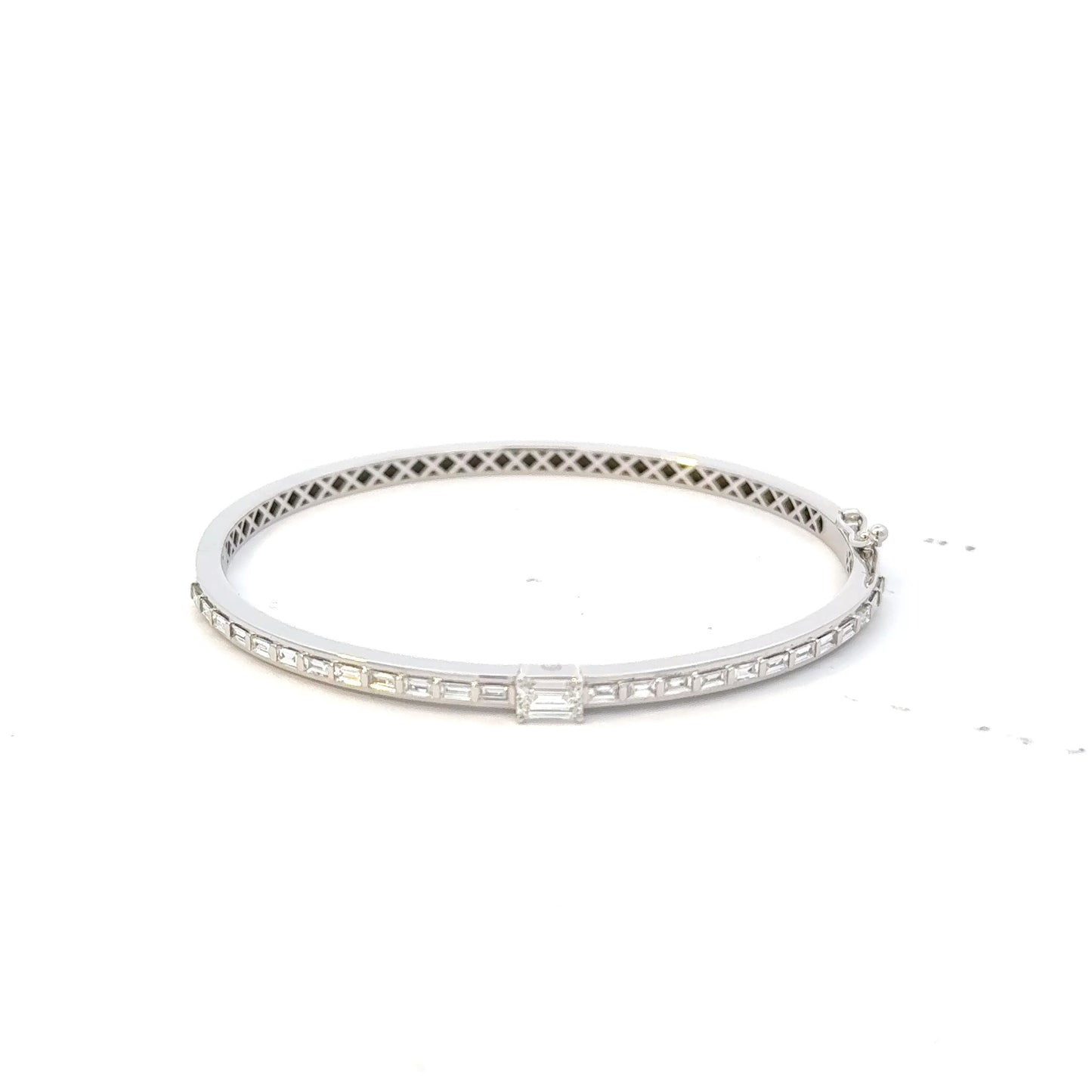 Bracciale "LINEAR LUXE" in oro bianco