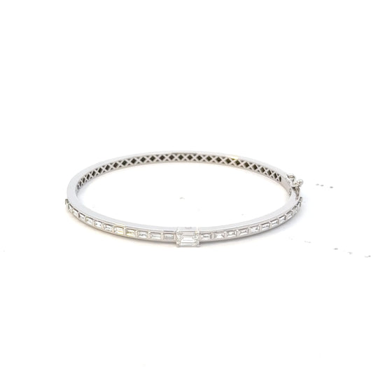 Bracciale "LINEAR LUXE" in oro bianco