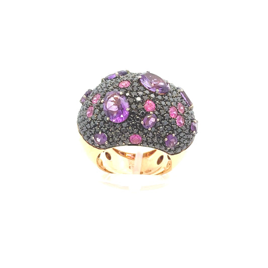 VIOLET AND PINK RING