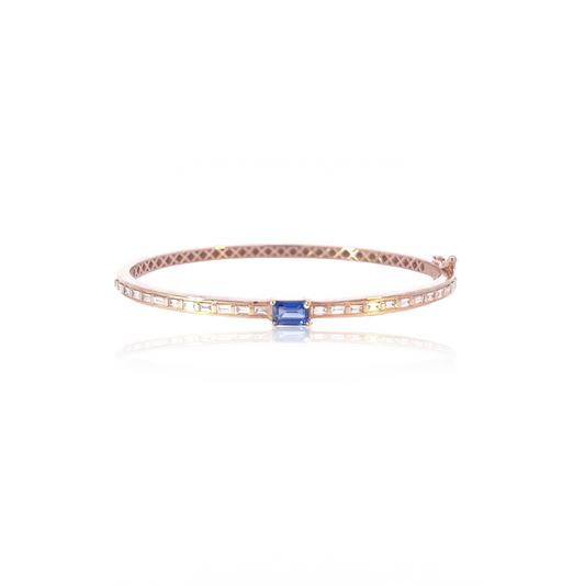 Bracciale "BLUE BAGUETTE"