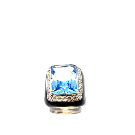 Anello "AZURE&BLACK"