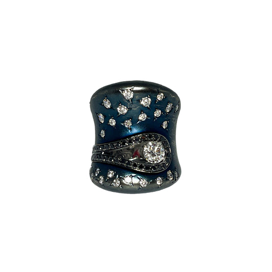 ASYMMETRICAL GOLD RING