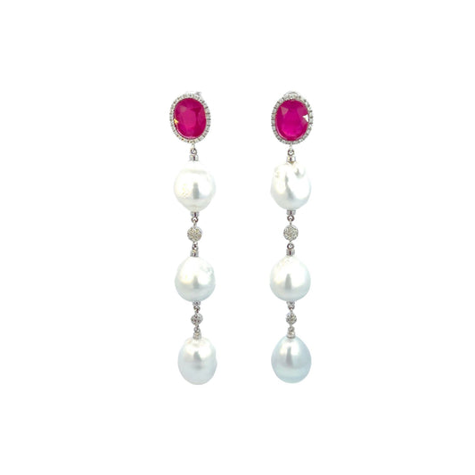 Orecchini "ORCHID PEARL"